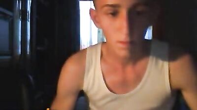 Solo Boy in Wife Beater Cam Porn Tube
