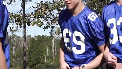 Gay Porn Team Players: Action-Packed Bareback Fun with Boys Serving the Team