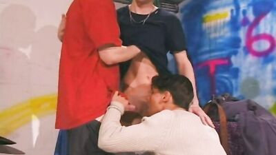 Patricks Three-Way Adventure: Boys In Action!