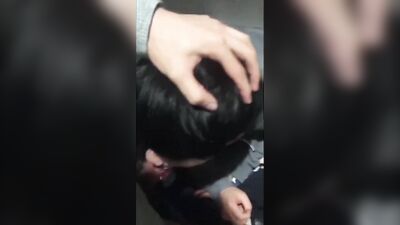 My Asian Secret Lover Exposed in Public Toilet!