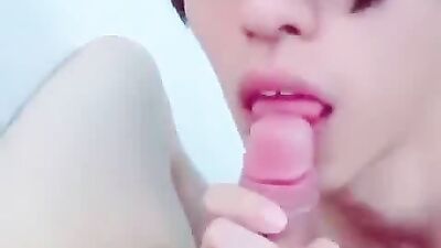 Asian Swallow Fest: Best Friends Share Hot Load!