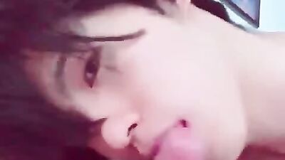 Asian Swallow Fest: Best Friends Share Hot Load!