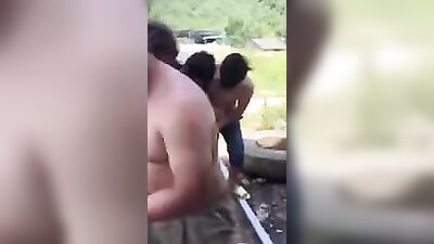 Asian Fun Straight Boys: Touching his best friends cock!