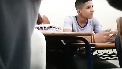 Golden Handjob in Classroom: Teen Boys Delight!