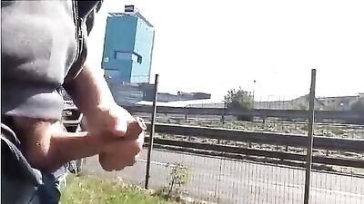 Ripped Jeans Cum Shots: Boys Uncut Exposure in Public!