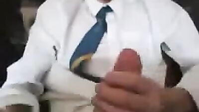 Sexy Cum Dripping Handjob - Office Playtime with a Cute Boy!