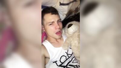 Jonny Pistol Gets Fucked by Daddy - Amateur Ass Play Bareback