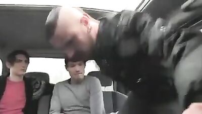 Car Fucking Triple Threat: Bareback Group Action!