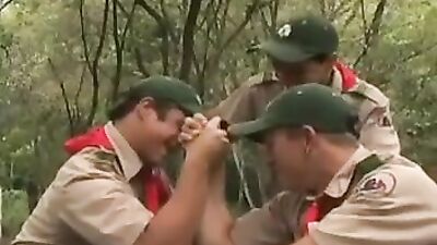 Three Scouts - Action Group Sex