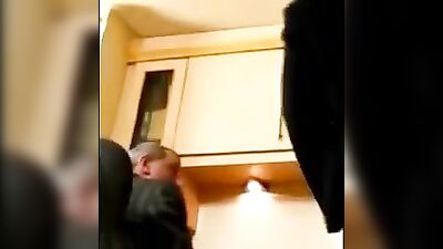 Step Sons Prostate Examination with Daddy