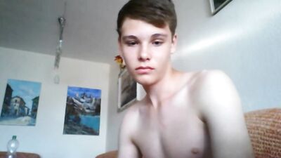 Cum on Cam: Smooth Teen Boys Solo Handjob Wank!