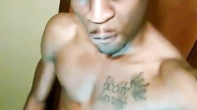 Black Cum Shot Explosion - Too Much for the Black Guy!