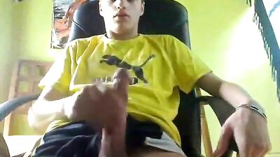 Young Boy Cum: Teen Solo Handjob Explosion!