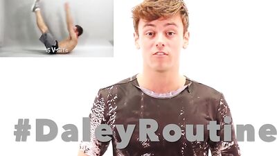 Gangbang Muscle Boys: Tom Daleys Butt Workout 2