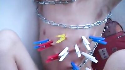 Blond Tons Bound Fetish Fun