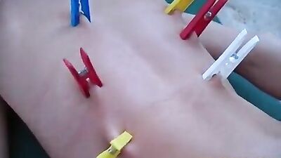 Blond Tons Bound Fetish Fun