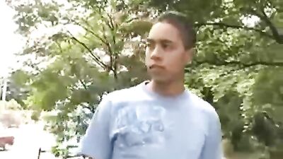 Park Pick-up: Latino Bareback Action!