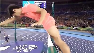 Olympic Penis Pole Vaulter: The Ultimate Competition!