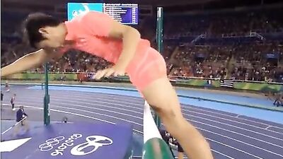 Olympic Penis Pole Vaulter: The Ultimate Competition!