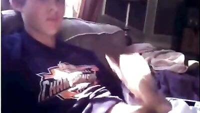 Young Smooth Boy Cum Shot and Handjob Exposure on Cam!