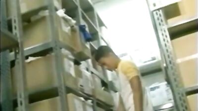 Warehouse Fuckfest: Hardcore Wanking Gets You Slapped!