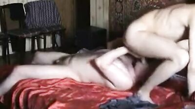 Russian Step Sons Bareback Encounter with Dad