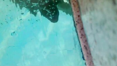Horny Pool Training: First Time Cum Shots!