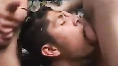 Bareback Twink Threesome - Cum Overload!