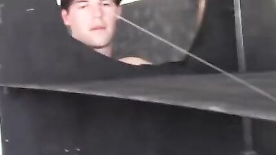 Twinky Gloryhole Party: Hot Blowjobs and Fucking Through the Wall!