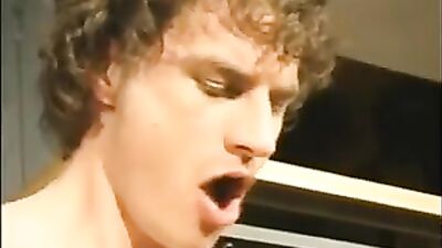 After Party 3-Way: Men in Leather & Denim Take Control!