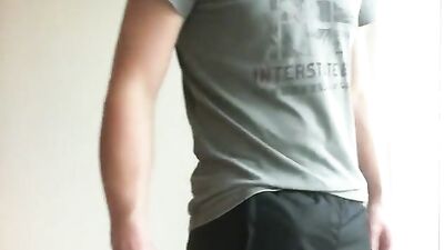 Horny Adidas Pants Lovers - Handjob Cum Shots Amateur Fetish!