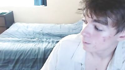 Blond Boy Eyes Blue: Cum Shots and Handjob Explosion