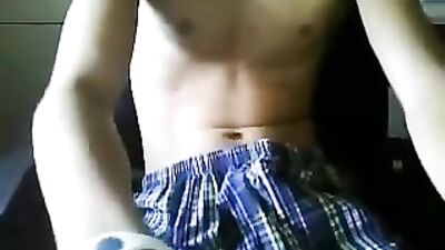 Blonde Smoothie Teen Boys Cumshot Solo on Cam - Very Naughty Fun!