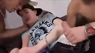 Three Dicks in One Hole: The Ultimate Bareback Group Sex Experience!