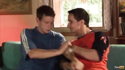 Straight Boy Lust - Two Cute Boys Get Barebacking!
