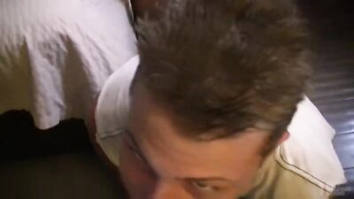 Stepping Up To Daddys Throne - Bareback Father and Step Son Action