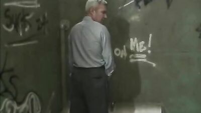 Old Mans Secret Desire Fulfilled: Public Bathroom Hook-Up with Youngster!