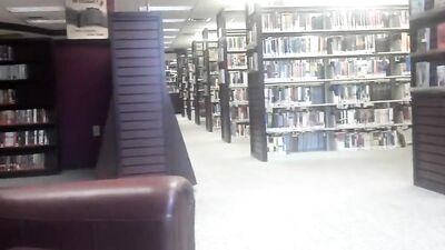 JOs Public Library Adventures: Amateur Handjobs and Cum Shots!