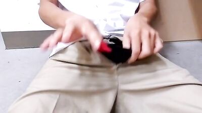 JOs School Uniform Cum Shots & Handjob - An Amateur Gay Porn Video