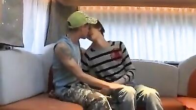 Two Twinks Sucking Each Other: Action Packed Gay Porn!