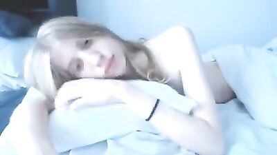 Smooth Blonde Teen Boy Cums on Cam!!