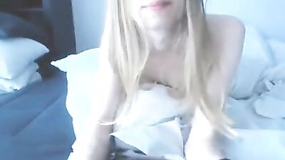 Smooth Blonde Teen Boy Cums on Cam!!