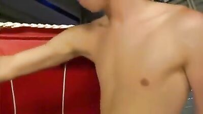 Gay Porn Threesome: Bottom Boy Pleasures Two Ass-Hungry Tops!