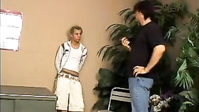 Sexy young man takes money!