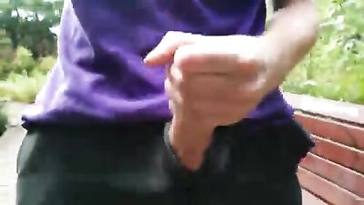 Public Park Cum Down - Amateur Handjobs