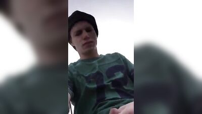 Outdoor Boys Public Amateur Wank: Teen Ecstasy in the Sun!
