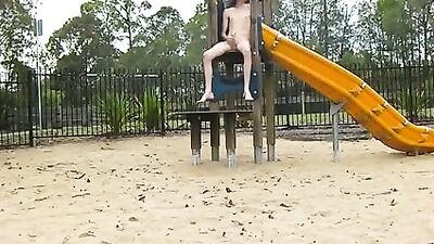 Playing Naked in the Playground - Part 2: Amateur Public Outdoor Group Sex