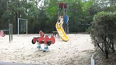 Playing Naked in the Playground - Part 2: Amateur Public Outdoor Group Sex