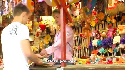 Carny Carnage: Blonde Twink Barebacked by Patron!