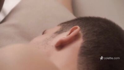 Double Dildo Sandwich with Bi Friends: Two Boys Take on One Girl!